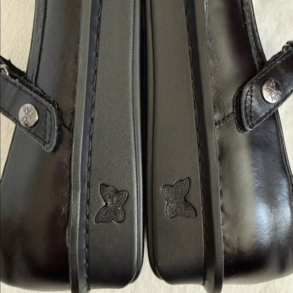 NWOT Alegria by PG Lite | Belle Leather Mary Jane Shoe BEL-640 Black (40/9.5-10) - Picture 13 of 15